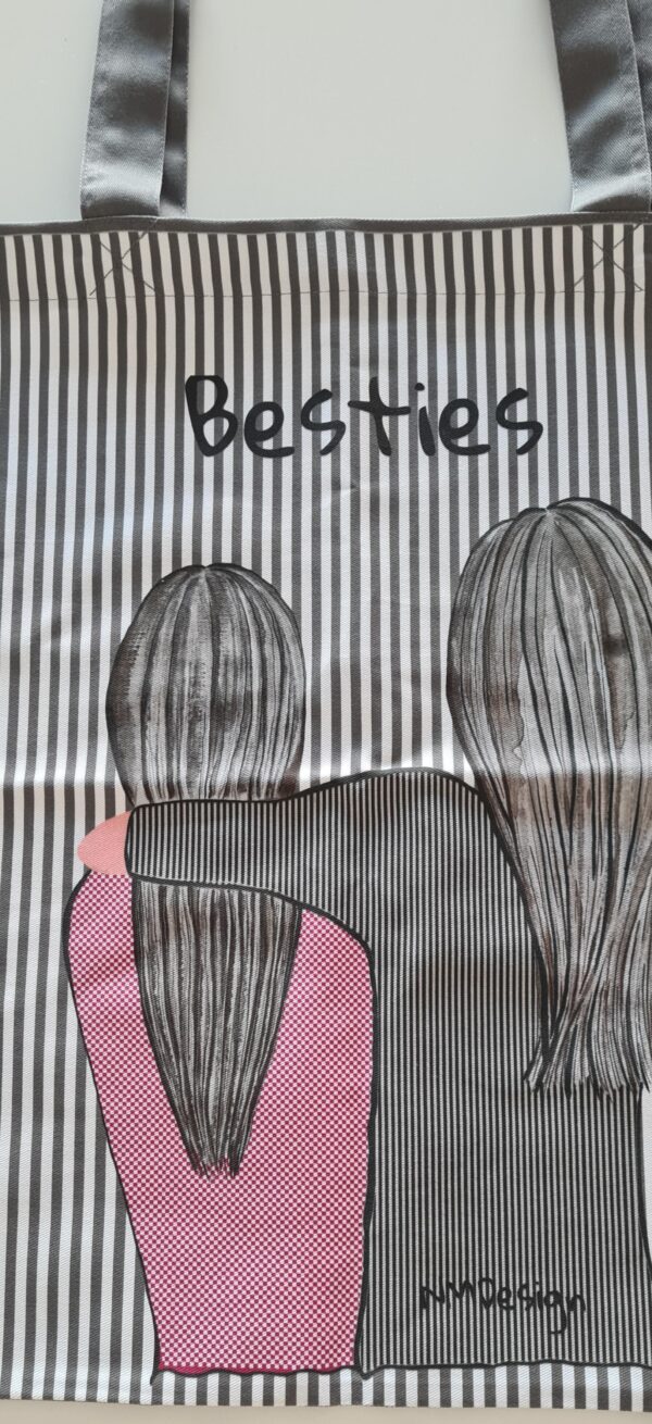 Platnena tote torba - Besties 1 - Slika 2