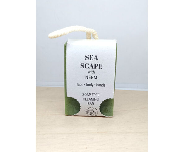 Soap-free čistač za lice, tijelo i ruke - Seascape - neem green clay