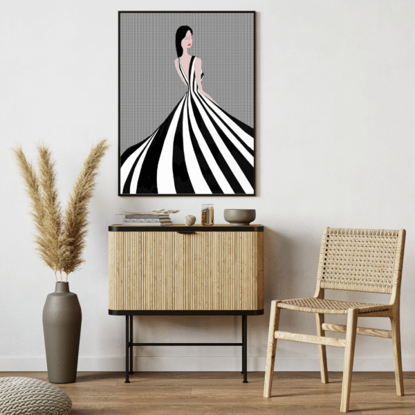Elegantna modna ilustracija - poster za zid - Slika 2