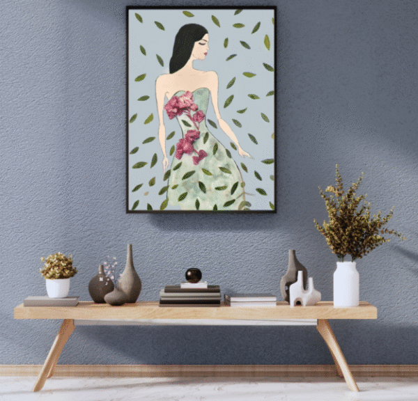 Modna ilustracija - poster za zid
