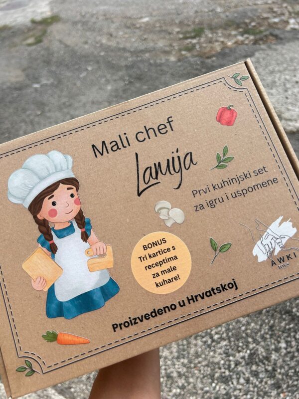 Mali Chef drveni set za djecu - Slika 2