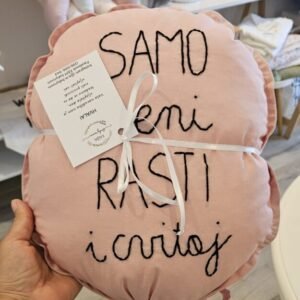 Ukrasni jastuk za bebe ''Balon'' s natpisom