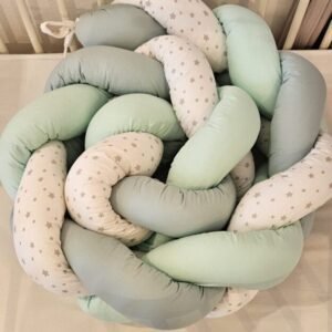 PLETENICA ZA KREVETIĆ MINT BEŽ